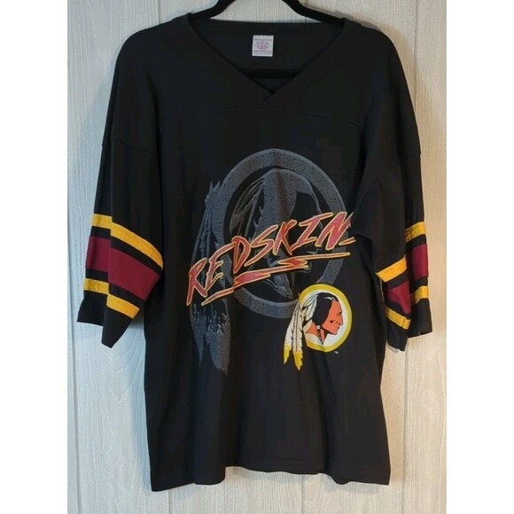 VTG Washington Redskins GTS V-neck Tshirt Jersey Sz XL - Picture 2 of 6